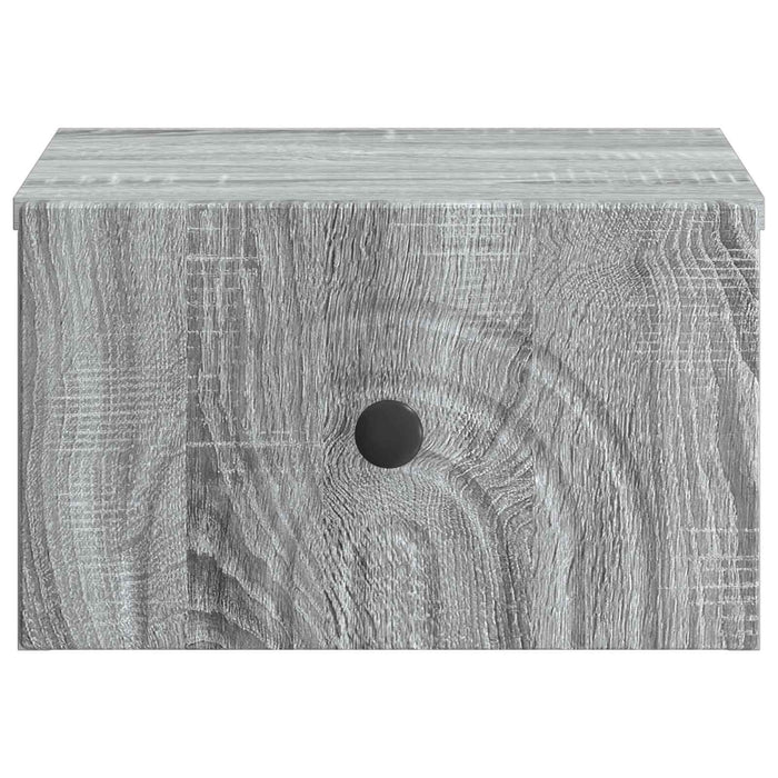 Dulap de noapte suspendat 2 pcs Sonoma gri 33 x 34,5 x 20 cm - WALTI WALTI