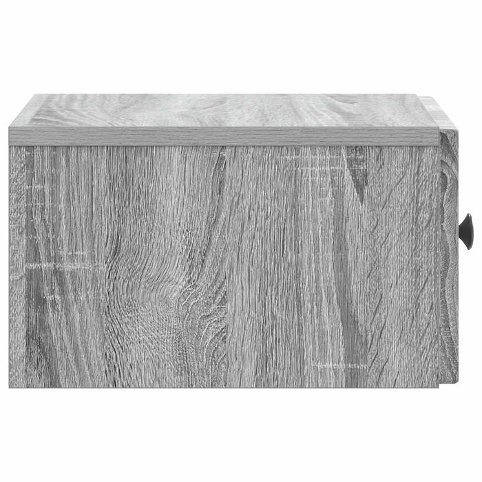 Dulap de noapte suspendat 2 pcs Sonoma gri 33 x 34,5 x 20 cm - WALTI WALTI