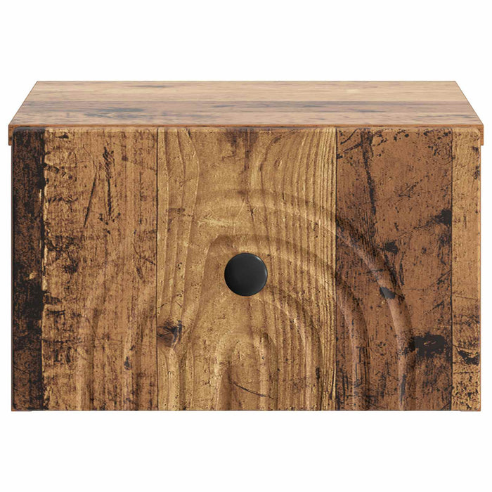 Dulap de noapte suspendat Lemn vechi 33 x 34,5 x 20 cm - WALTI WALTI