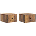 Dulap de noapte suspendat 2 pcs Lemn vechi 33 x 34,5 x 20 cm - WALTI WALTI