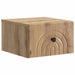 Dulap de noapte suspendat Stejar Artizanal 33 x 34,5 x 20 cm - WALTI WALTI