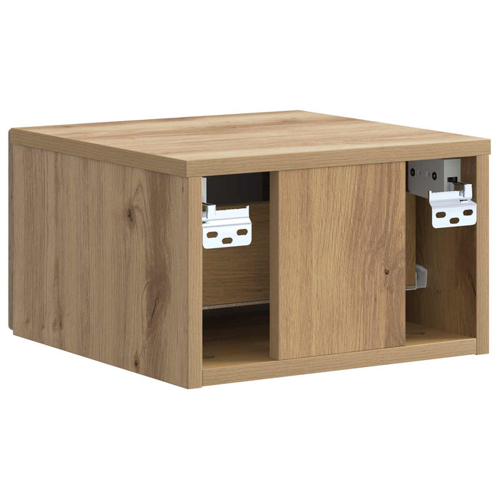 Dulap de noapte suspendat Stejar Artizanal 33 x 34,5 x 20 cm - WALTI WALTI