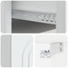 Dulap de noapte suspendat Alb 49 x 34,5 x 20 cm Lemn prelucrat - WALTI WALTI