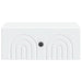Dulap de noapte suspendat Alb 49 x 34,5 x 20 cm Lemn prelucrat - WALTI WALTI