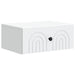 Dulap de noapte suspendat cu sertar 2 pcs Alb 49 x 34,5 x 20 cm - WALTI WALTI