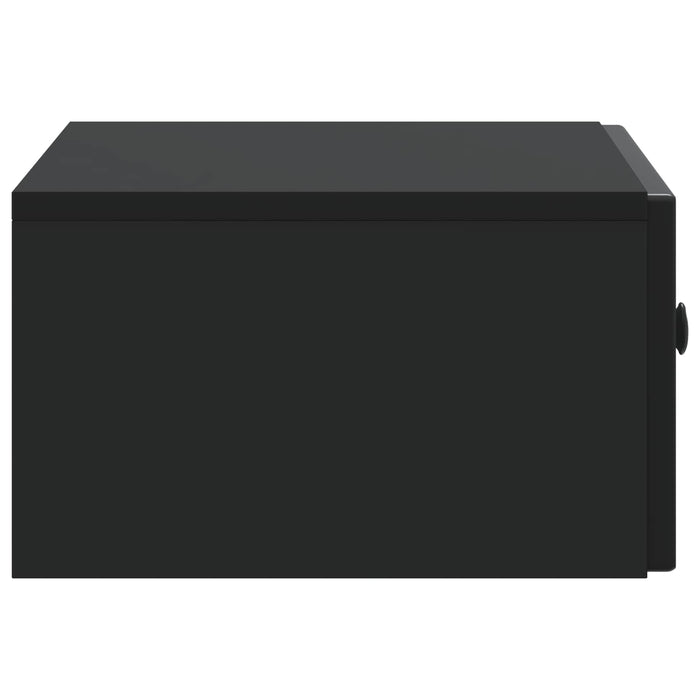 Dulap de noapte suspendat cu sertar Negru 49 x 34,5 x 20 cm - WALTI WALTI