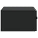 Dulap de noapte suspendat 2 pcs Negru 49 x 34,5 x 20 cm - WALTI WALTI