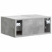Dulap de noapte suspendat 2 pcs Gri Beton 49 x 34,5 x 20 cm - WALTI WALTI
