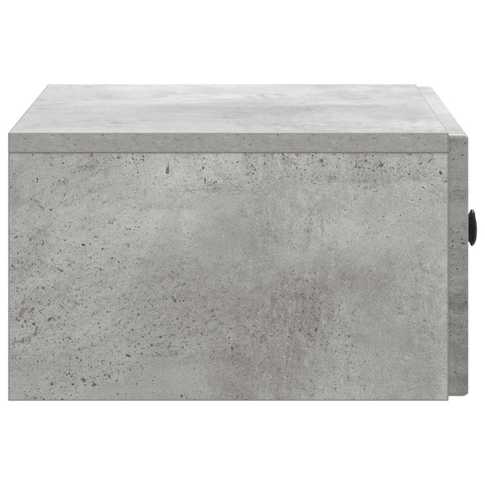 Dulap de noapte suspendat 2 pcs Gri Beton 49 x 34,5 x 20 cm - WALTI WALTI