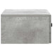 Dulap de noapte suspendat 2 pcs Gri Beton 49 x 34,5 x 20 cm - WALTI WALTI