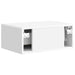 Dulap de noapte suspendat Alb foarte lucios 49 x 34,5 x 20 cm - WALTI WALTI
