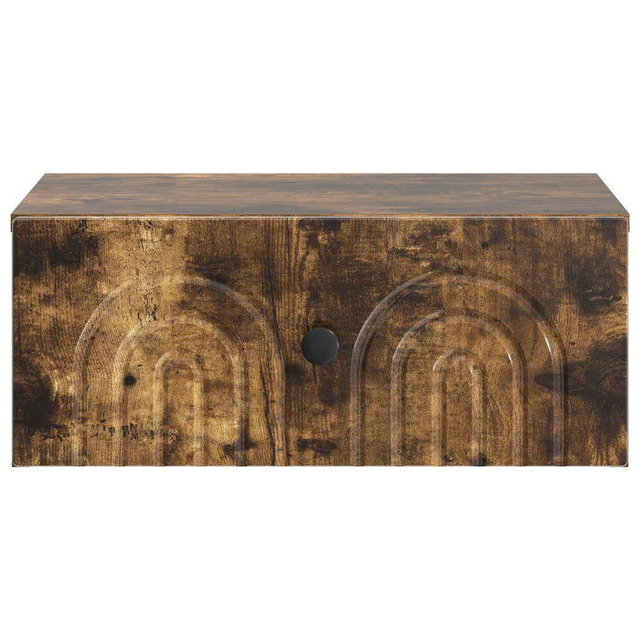 Dulap de noapte suspendat Stejar fumuriu 49 x 34,5 x 20 cm - WALTI WALTI