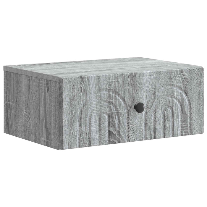 Dulap de noapte suspendat Sonoma gri 49 x 34,5 x 20 cm - WALTI WALTI