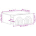 Dulap de noapte suspendat Sonoma gri 49 x 34,5 x 20 cm - WALTI WALTI