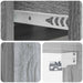 Dulap de noapte suspendat 2 pcs Sonoma gri 49 x 34,5 x 20 cm - WALTI WALTI
