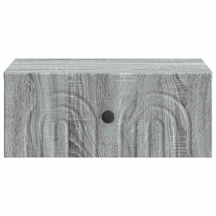 Dulap de noapte suspendat 2 pcs Sonoma gri 49 x 34,5 x 20 cm - WALTI WALTI