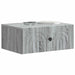 Dulap de noapte suspendat 2 pcs Sonoma gri 49 x 34,5 x 20 cm - WALTI WALTI