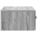 Dulap de noapte suspendat 2 pcs Sonoma gri 49 x 34,5 x 20 cm - WALTI WALTI