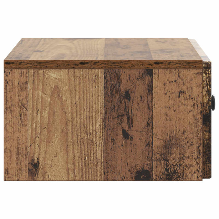 Dulap de noapte suspendat Lemn vechi 49 x 34,5 x 20 cm - WALTI WALTI