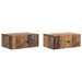 Dulap de noapte suspendat 2 pcs Lemn vechi 49 x 34,5 x 20 cm - WALTI WALTI