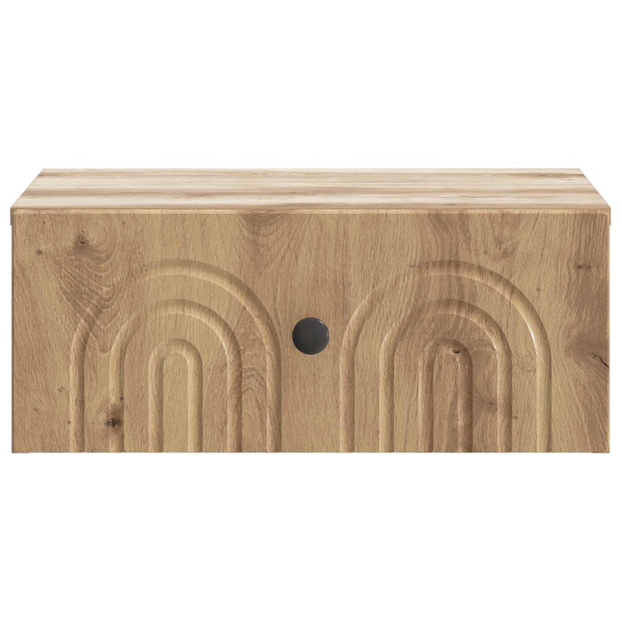 Dulap de noapte suspendat Stejar Artizanal 49 x 34,5 x 20 cm - WALTI WALTI