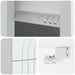 Dulap de noapte suspendat cu sertar 2 pcs Alb 33 x 34,5 x 40 cm - WALTI WALTI