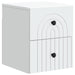 Dulap de noapte suspendat cu sertar 2 pcs Alb 33 x 34,5 x 40 cm - WALTI WALTI