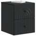 Dulap de noapte suspendat cu sertar Negru 33 x 34,5 x 40 cm - WALTI WALTI