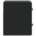 Dulap de noapte suspendat cu sertar Negru 33 x 34,5 x 40 cm - WALTI WALTI