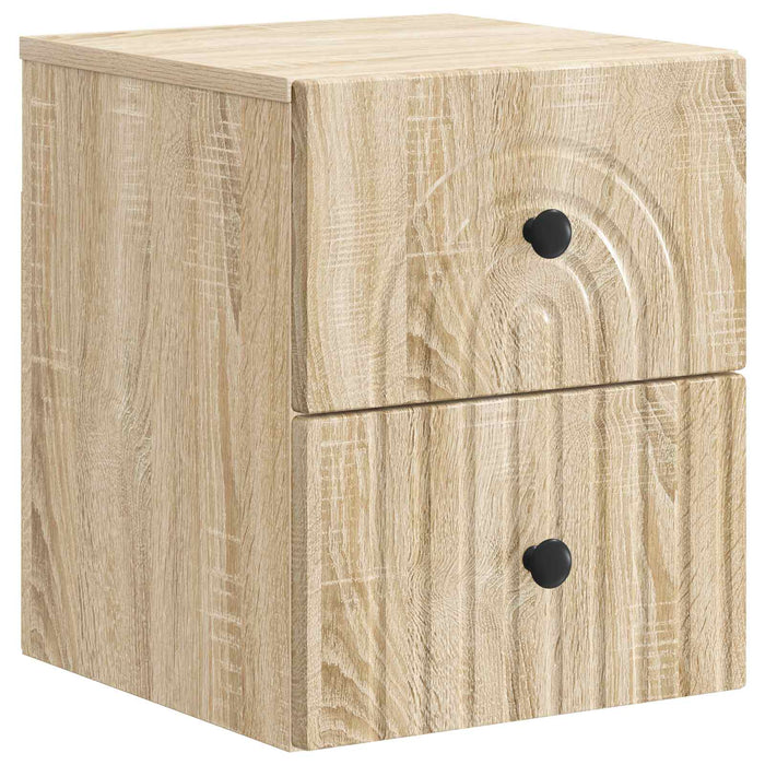 Dulap de noapte suspendat Stejar Sonoma 33 x 34,5 x 40 cm - WALTI WALTI