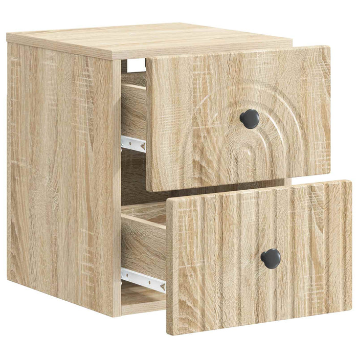 Dulap de noapte suspendat Stejar Sonoma 33 x 34,5 x 40 cm - WALTI WALTI