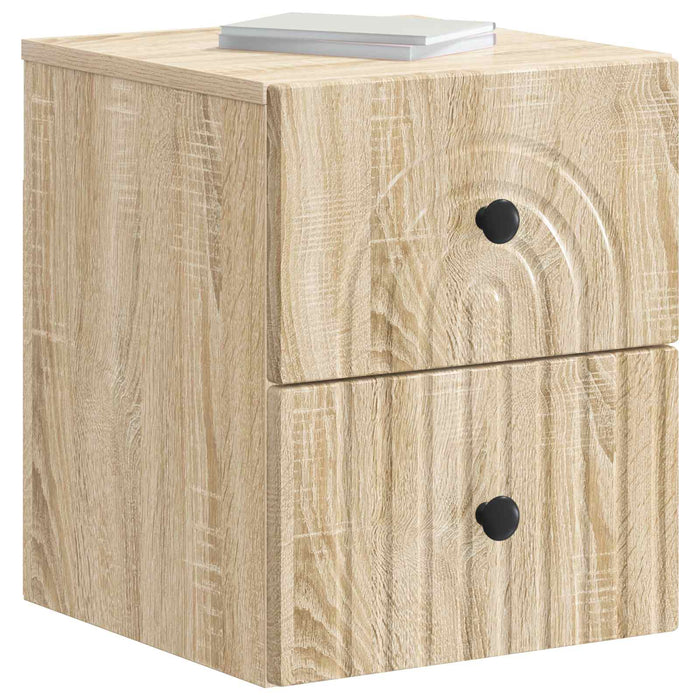 Dulap de noapte suspendat Stejar Sonoma 33 x 34,5 x 40 cm - WALTI WALTI