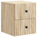 Dulap de noapte suspendat 2 pcs Stejar Sonoma 33 x 34,5 x 40 cm - WALTI WALTI