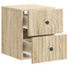 Dulap de noapte suspendat 2 pcs Stejar Sonoma 33 x 34,5 x 40 cm - WALTI WALTI