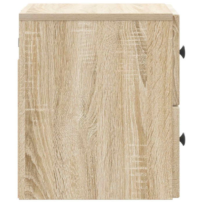 Dulap de noapte suspendat 2 pcs Stejar Sonoma 33 x 34,5 x 40 cm - WALTI WALTI