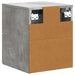 Dulap de noapte suspendat 2 pcs Gri Beton 33 x 34,5 x 40 cm - WALTI WALTI