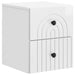 Dulap de noapte suspendat Alb foarte lucios 33 x 34,5 x 40 cm - WALTI WALTI