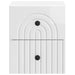 Dulap de noapte suspendat Alb foarte lucios 33 x 34,5 x 40 cm - WALTI WALTI