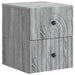 Dulap de noapte suspendat Sonoma gri 33 x 34,5 x 40 cm - WALTI WALTI
