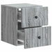 Dulap de noapte suspendat Sonoma gri 33 x 34,5 x 40 cm - WALTI WALTI