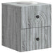 Dulap de noapte suspendat 2 pcs Sonoma gri 33 x 34,5 x 40 cm - WALTI WALTI
