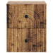 Dulap de noapte suspendat Lemn vechi 33 x 34,5 x 40 cm - WALTI WALTI