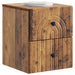 Dulap de noapte suspendat Lemn vechi 33 x 34,5 x 40 cm - WALTI WALTI