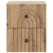 Dulap de noapte suspendat Stejar Artizanal 33 x 34,5 x 40 cm - WALTI WALTI