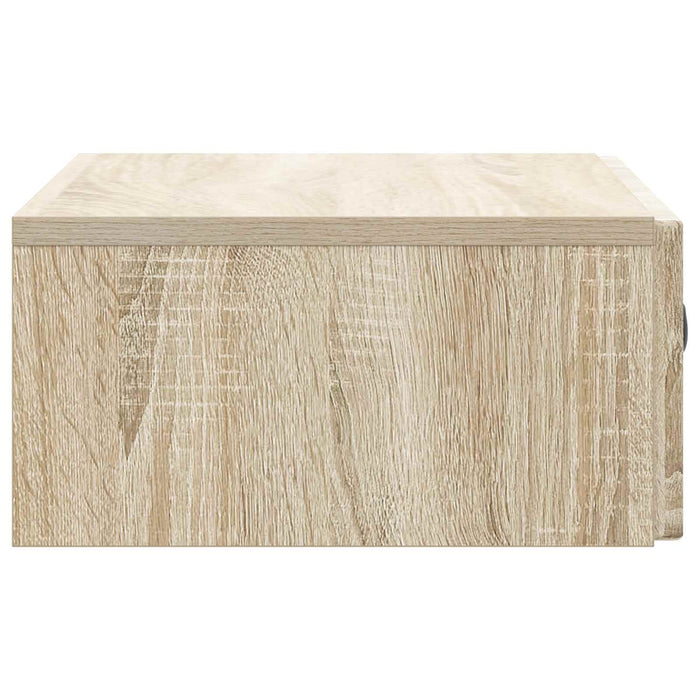 Masă laterală montată pe perete Stejar Sonoma 59 x 34,5 x 17 cm - WALTI WALTI