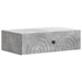 Masă laterală montată pe perete Gri Beton 59 x 34,5 x 17 cm - WALTI WALTI