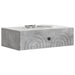 Masă laterală montată pe perete Gri Beton 59 x 34,5 x 17 cm - WALTI WALTI