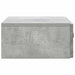 Masă laterală montată pe perete Gri Beton 59 x 34,5 x 17 cm - WALTI WALTI