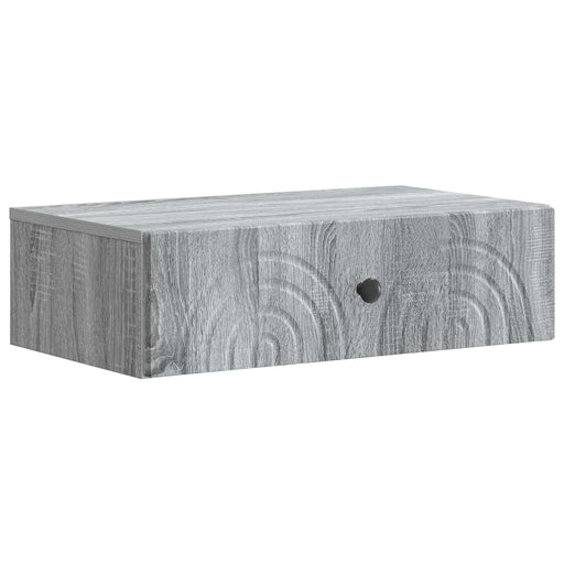 Masă laterală montată pe perete Sonoma gri 59 x 34,5 x 17 cm - WALTI WALTI