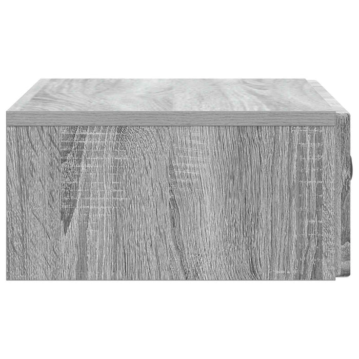 Masă laterală montată pe perete Sonoma gri 59 x 34,5 x 17 cm - WALTI WALTI
